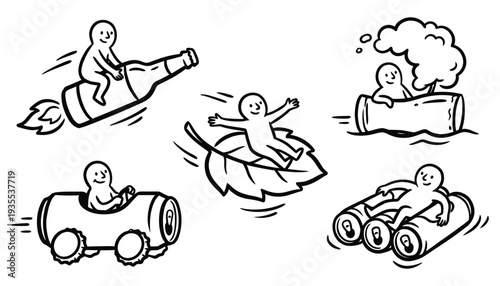 Whimsical Beer Imagery