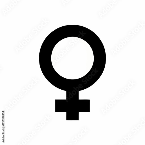 Female gender symbol representing women and femininity.