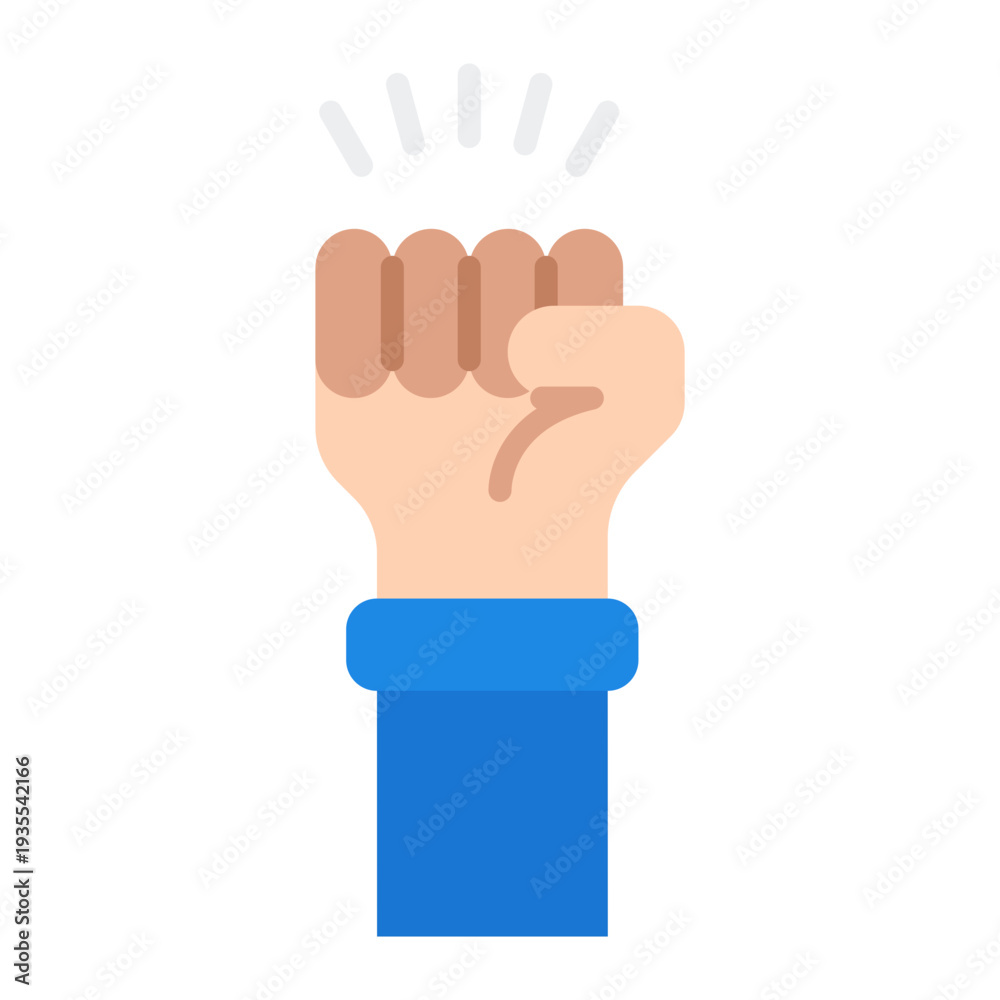 Fototapeta premium Social Justice Human Rights Flat Icon