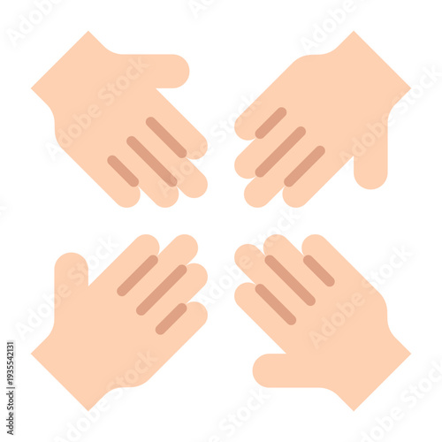 Unity Human Rights Flat Icon