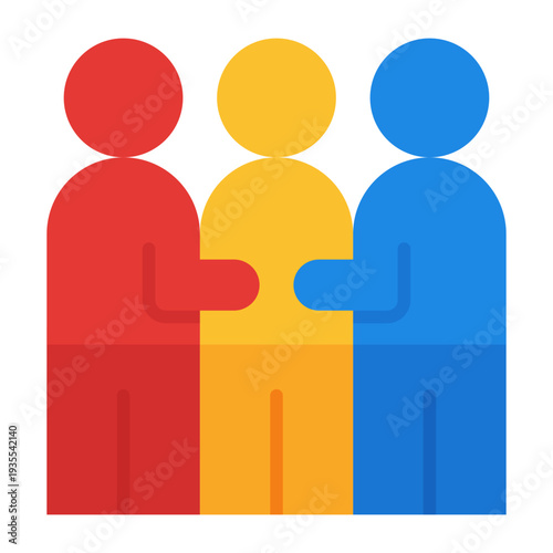 Solidarity Human Rights Flat Icon