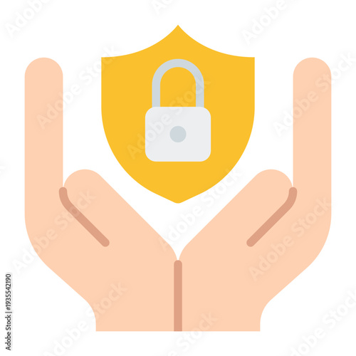 Right to Privacy Human Rights Flat Icon