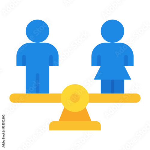 Gender Equality Human Rights Flat Icon