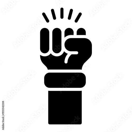 Social Justice Human Rights Glyph Icon