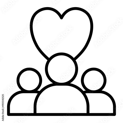 Tolerance Human Rights Line Icon