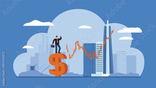 business man with dollar sign