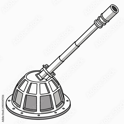 Defense launch system with dome base and cylindrical tube
