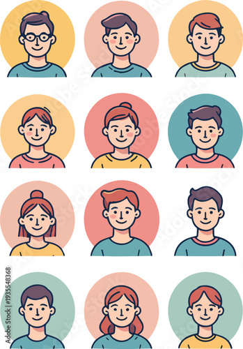 Community and society icon set. People, diversity, inclusion, teamwork, social support, equality, family, nonprofit icons  VETTORIALE