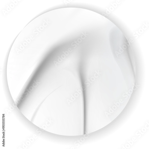 Glued Circle Sticker