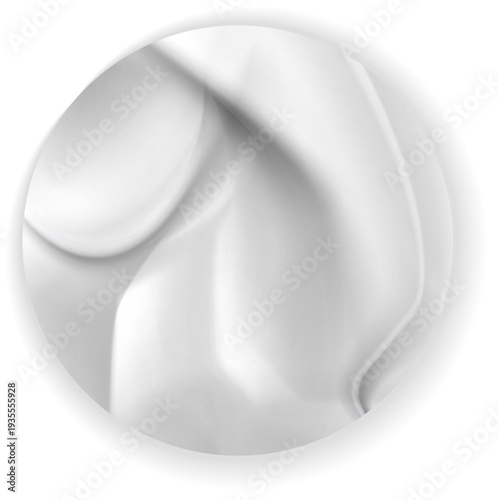 Wrinkled Circular Sticker