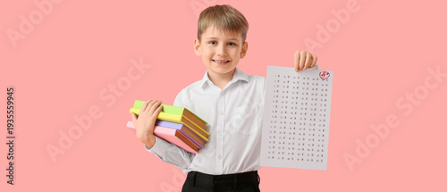 Happy boy with good results...