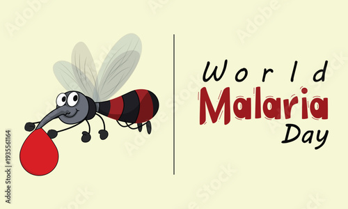 World malaria day concept.