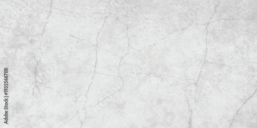 Abstract White Grunge Concrete Wall Texture; Distressed Rusty Crack and Scratch Vector Background, Vintage Dusty Rough Stone Surface, Minimalist White Stucco Flat Lay Table Top Design