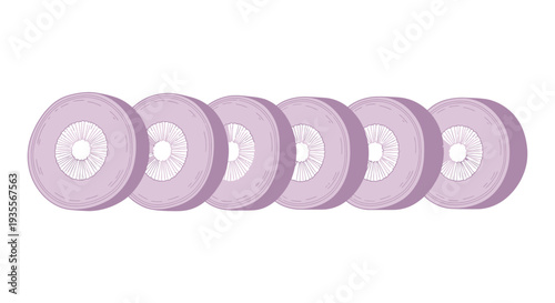 Purple Grinding Wheels for Industrial Use.