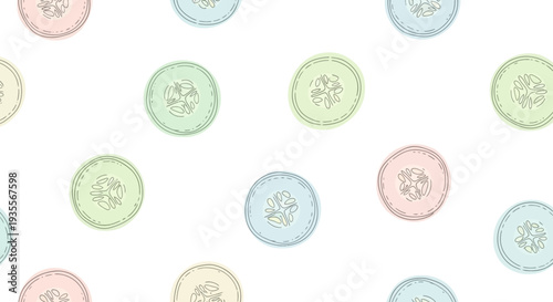 Colorful Pills or Tablets Scattered Randomly.