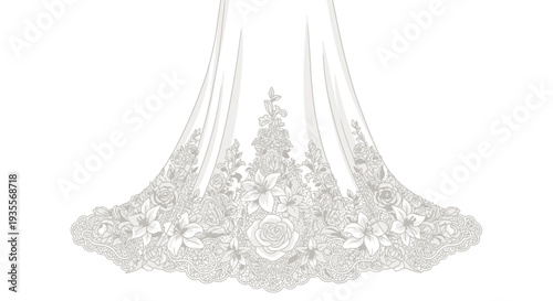 Delicate Crystal Chandelier with Ornate Details.