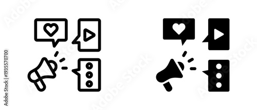 Plane icon set with style outline and solid. vector simple elements for design and presentation.