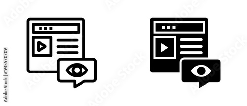 Signpost icon set with style outline and solid. vector simple elements for design and presentation.