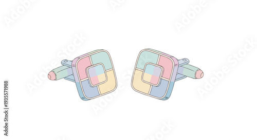 Pastel Colored Puzzle Toys with Handles.