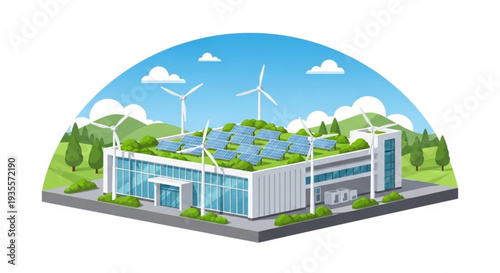 Sustainable Building with Renewable Energy.