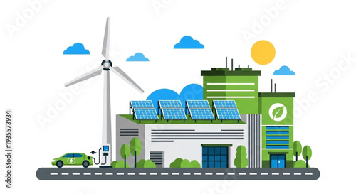 Sustainable Building with Renewable Energy.