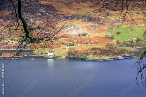 Loch Carron on the west coast of Ross and Cromarty in the Scottish Highlands