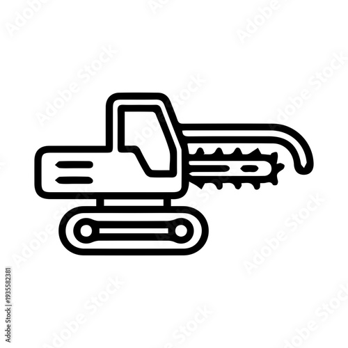 Chainsaw Excavator Machine