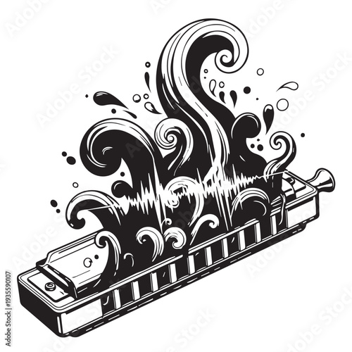 Stylized illustration of a bursting kitchen drain with splashing water and bubbles.