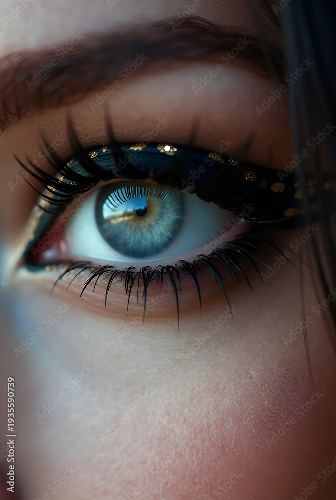 Fototapeta premium Smokey Eye Queen