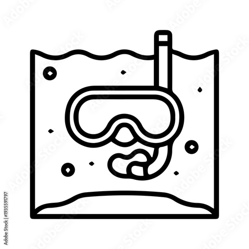 Underwater snorkel equipment