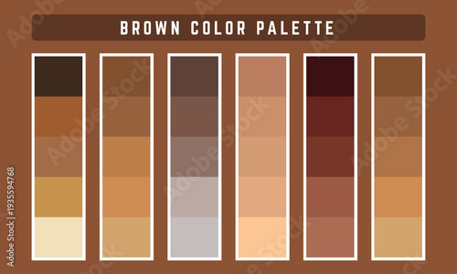 Brown Vector Color Palette