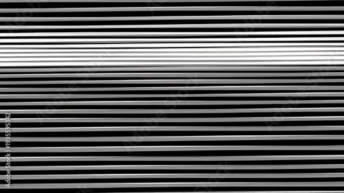 Monochromatic illusion.
Description Alternating white and black lines create a twisting, warped optical illusion pattern