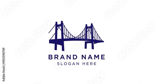 Bridge Logo Design Template for Brand Identity.