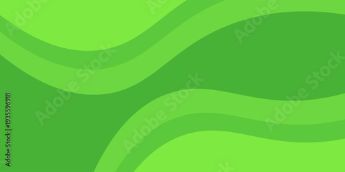 Abstract liquid background with green gradient. Dynamic shape composition. eps10 vector