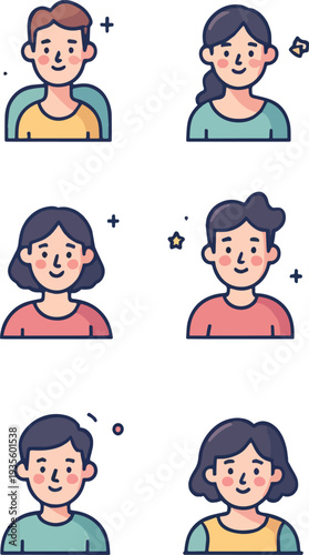 Community and society Icon set. People, diversity, inclusion, teamwork, social support, equality, family, nonprofit icons. Thin line editable stroke vector illustrations, VETTORIALE