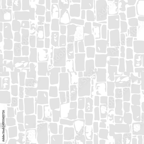 Abstract white painted old brick Wall panoramic background