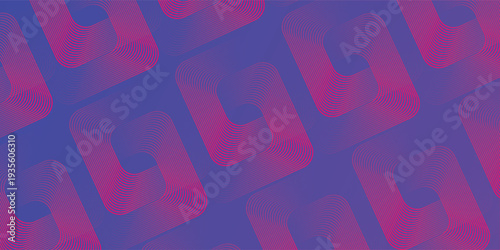 Modern abstract gradient banner background with glowing geometric lines. Futuristic design. Space for your text. Suit for cover, modern design