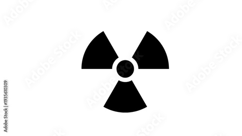 Indicates the presence of radioactive sources or areas exposed to high levels of radiation.