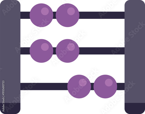 Abacus icon representing arithmetic, learning, and finance concepts