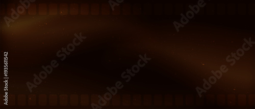 Film filter overlay effect of old film, Textured grainy cinematographic tape, Retro vintage background bright orange light glow and noise texture