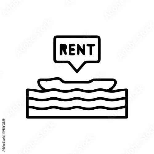Boat Rental Service Icon