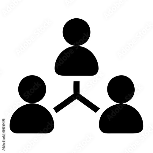 Family icon with a house symbolizing home and unity among parents and child