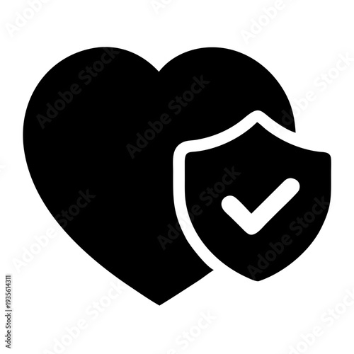 Three interlocking hearts symbolizing unity and love in a minimalist design