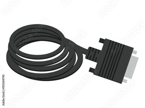 DVI Cable Connector Clip Art

