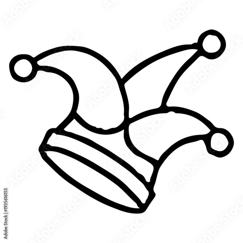 Doodle Jester Hat Icon