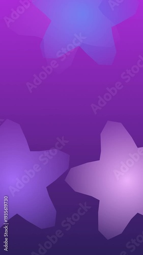 Purple Background with White Stars Animation.