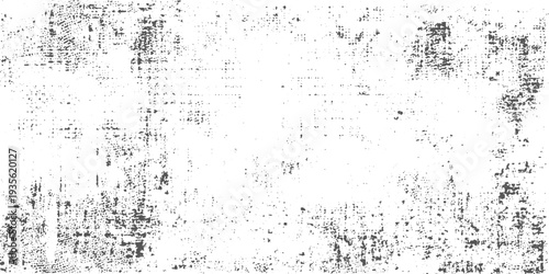 Vintage Organic Halftone Grunge Texture Vector with Distressed Ink Print Style, Retro Overlay Background for Creative Design and Photo Editing Projects.