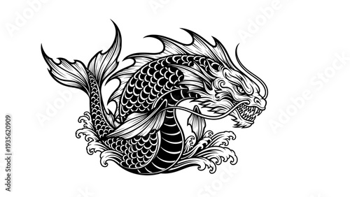 Dragon koi