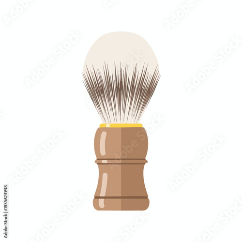 Shaving Brush with White Bristles