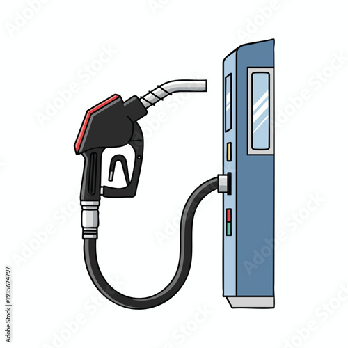 Fuel Pump Nozzle and Gas Station Pump